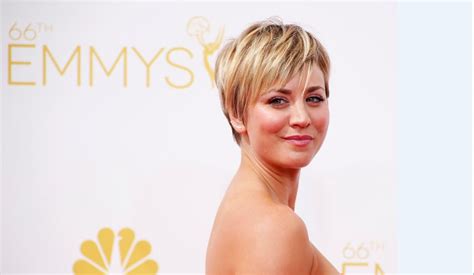 cuoca nuda|Kaley Cuoco responds to nude photo scandal by posting nude photo.